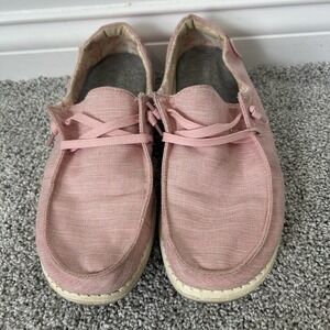 Hey‎ Dude Womens Size 8 Wendy Stretch Shoes Light Pink Slip On